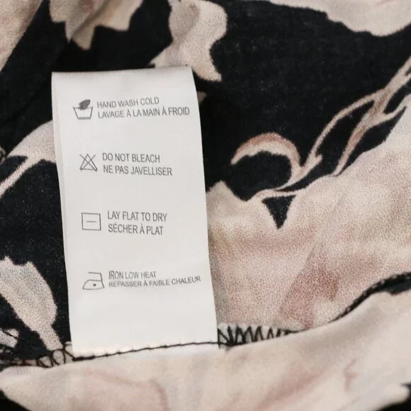 Saltwater LUXE Lane Mini Dress in Black Floral Large - Picture 7 of 7